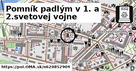 Pomník padlým v 1. a 2.svetovej vojne