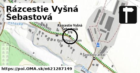 Rázcestie Vyšná Šebastová