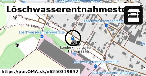 Löschwasserentnahmestelle