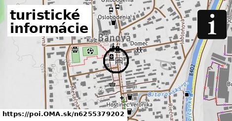 turistické informácie