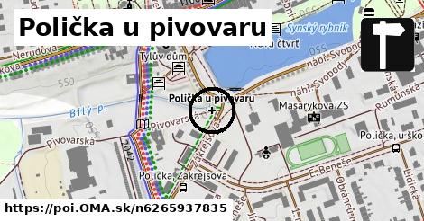 Polička u pivovaru