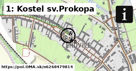 1: Kostel sv.Prokopa