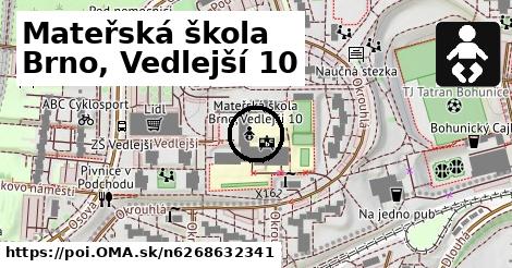 Mateřská škola Brno, Vedlejší 10