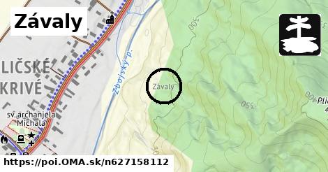 Závaly