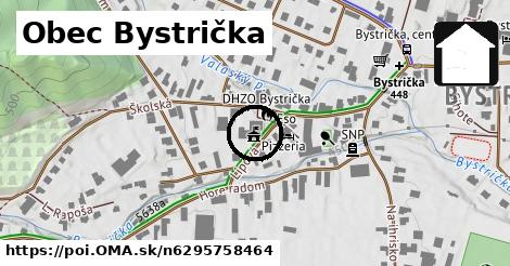 Obec Bystrička