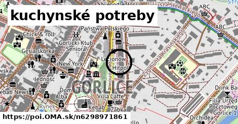 kuchynské potreby