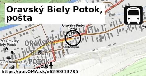 Oravský Biely Potok, pošta