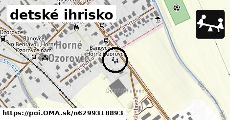 detské ihrisko