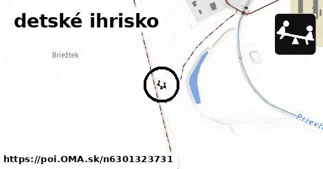 detské ihrisko