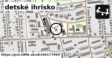 detské ihrisko