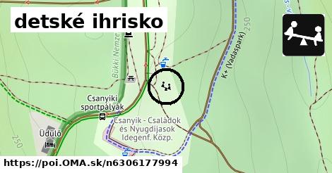 detské ihrisko