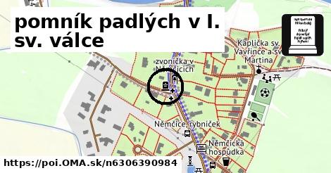 pomník padlých v I. sv. válce