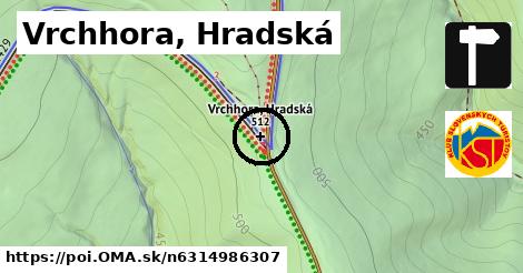 Vrchhora, Hradská