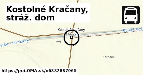 Kostolné Kračany, stráž. dom