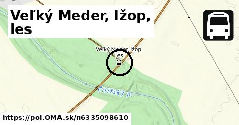 Veľký Meder, Ižop, les