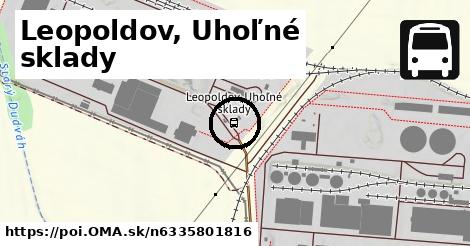 Leopoldov, Uhoľné sklady