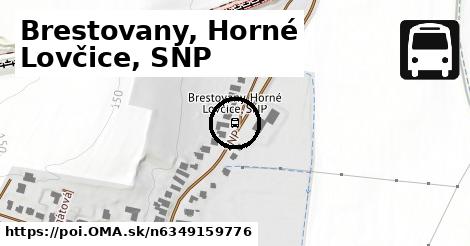 Brestovany, Horné Lovčice, SNP