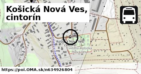 Košická Nová Ves, cintorín