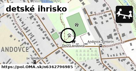 detské ihrisko