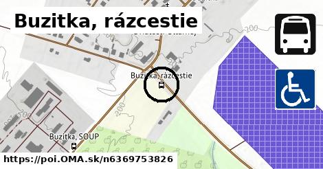 Buzitka, rázcestie