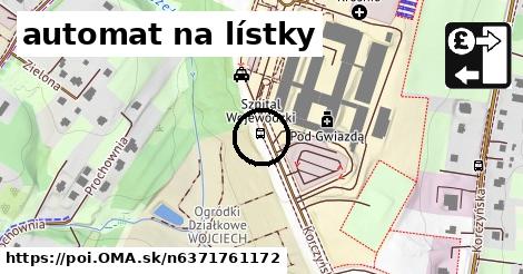 automat na lístky