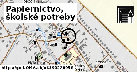 Papiernictvo, školské potreby