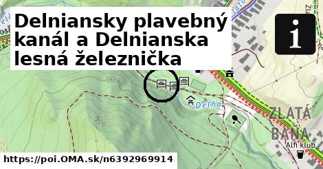 Delniansky plavebný kanál a Delnianska lesná železnička