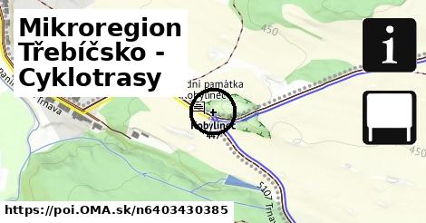 Mikroregion Třebíčsko - Cyklotrasy