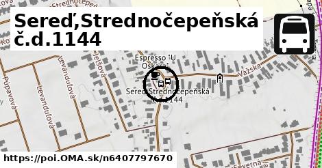 Sereď,Strednočepeňská č.d.1144