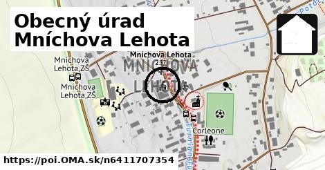 Obecný úrad Mníchova Lehota