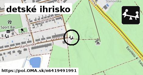 detské ihrisko