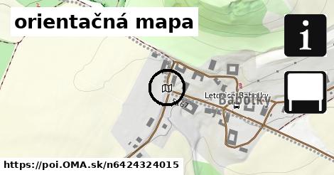 orientačná mapa