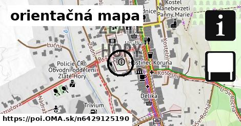 orientačná mapa