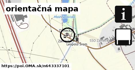 orientačná mapa