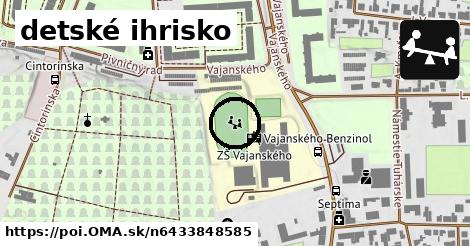 detské ihrisko