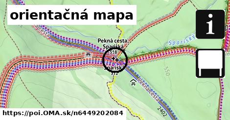 orientačná mapa