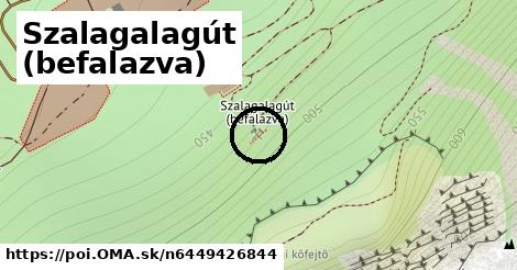 Szalagalagút (befalazva)