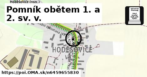 Pomník obětem 1. a 2. sv. v.