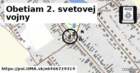 Obetiam 2. svetovej vojny