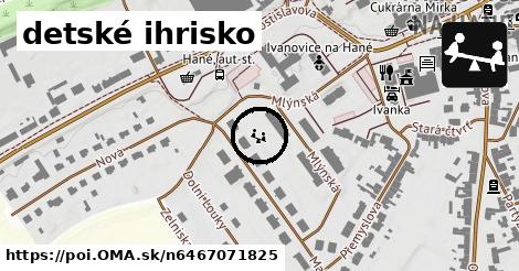 detské ihrisko