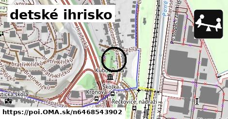 detské ihrisko