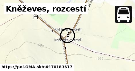 Kněževes, rozcestí