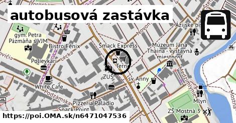 autobusová zastávka