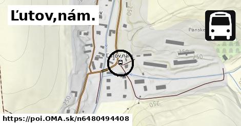 Ľutov,nám.