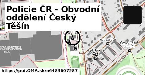 Policie ČR - Obvodní oddělení Český Těšín