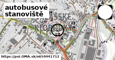 autobusové stanoviště