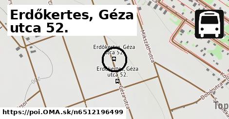 Erdőkertes, Géza utca 52.