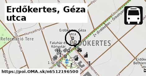 Erdőkertes, Géza utca