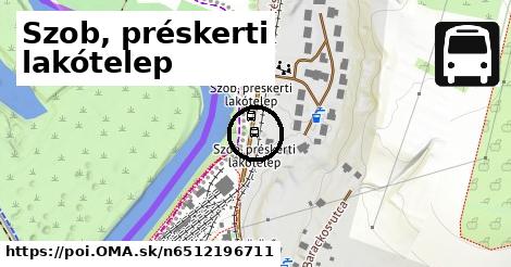 Szob, préskerti lakótelep