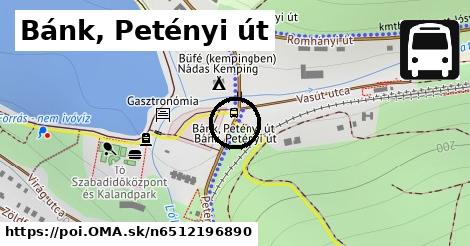 Bánk, Petényi út